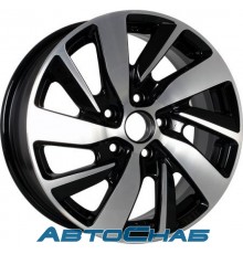 Диск 6.5x16 5x112 ET46 D57.1 K&K КС741 Алмаз черный